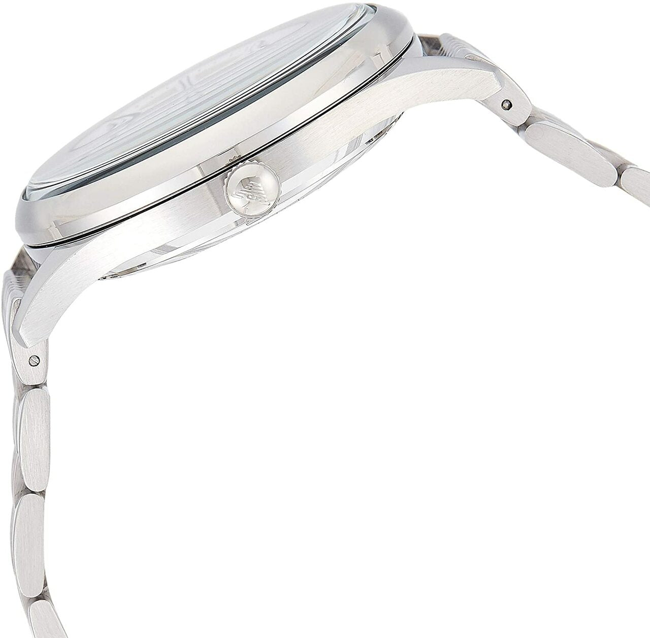  Shop Authentic Emporio Armani Meccanico Skeleton Silver Dial Silver Steel Strap Watch For Men - AR1945 - Luxxuri