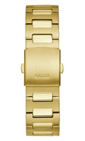 Guess Scope Quartz Black Dial Gold Steel Strap Watch for Men - GW0427G2