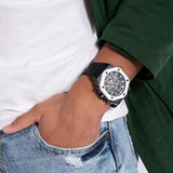  Shop Authentic Guess Formula Chronograph Black Dial Black Silicone Strap Watch For Men - GW0579G1 - Luxxuri