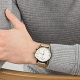  Shop Authentic Tommy Hilfiger Kane White Dial Beige Leather Strap Watch for Men - 1710399 - Luxxuri