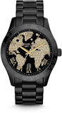  Shop Authentic Michael Kors Layton Pave Black Dial Black Steel Strap Watch for Women - MK6091 - Luxxuri