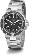  Shop Authentic Guess Track Black Dial Silver Steel Strap Watch for Men - GW0426G1 - Luxxuri
