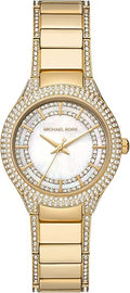 Shop Authentic Michael Kors Sylvia Mother Of Pearl Dial Gold Steel Strap Watch For Women - MK4655 - Luxxuri