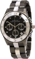  Shop Authentic Marc Jacobs Blade Chronograph Black Dial Two Tone Steel Strap Watch for Women - MBM3179 - Luxxuri
