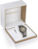  Shop Authentic Versace Greca Icon Quartz Black Dial Black Steel Strap Watch For Men - VEZ900521 - Luxxuri
