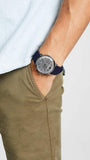  Shop Authentic Emporio Armani Aviator Quartz Grey Dial Blue Fabric Strap Watch For Men - AR11144 - Luxxuri