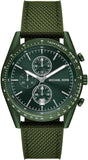  Shop Authentic Michael Kors Accelerator Chronograph Green Dial Green Nylon Strap Watch for Men - MK9144 - Luxxuri