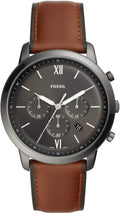  Shop Authentic Fossil Neutra Chronograph Grey Dial Brown Leather Strap Watch for Men - FS5512 - Luxxuri