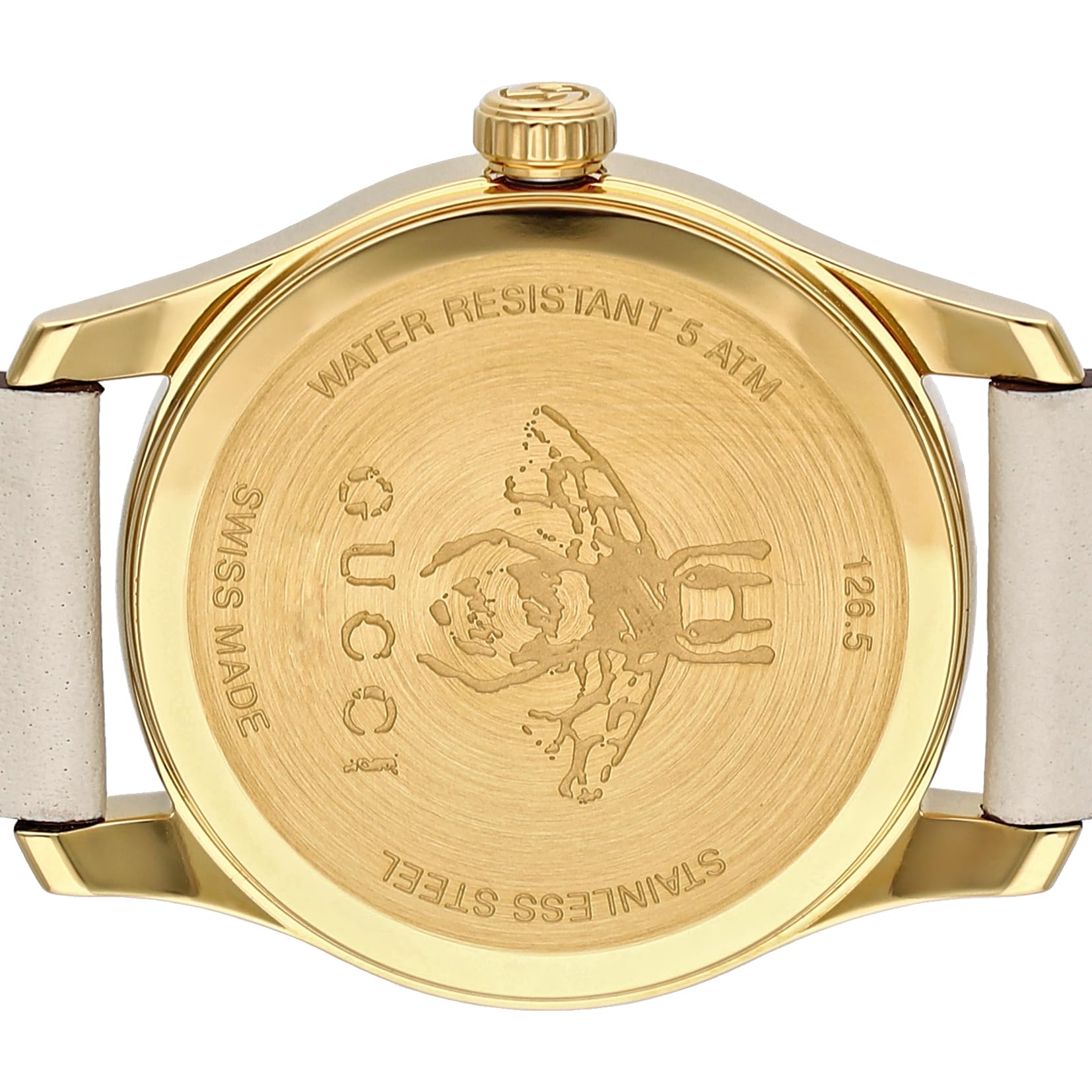  Shop Authentic Gucci G Timeless Quartz Red & Green Dial Beige Leather Strap Watch For Women - YA1265009 - Luxxuri