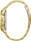  Shop Authentic Guess Atlas Chronograph Gold Dial Gold Steel Strap Watch For Men - W0668G4 - Luxxuri