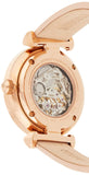  Shop Authentic Emporio Armani Meccanico Silver Skeleton Dial Beige Leather Strap Watch For Women - AR60001 - Luxxuri