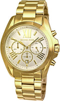  Shop Authentic Michael Kors Bradshaw Chronograph White Dial Gold Steel Strap Watch For Women - MK6266 - Luxxuri