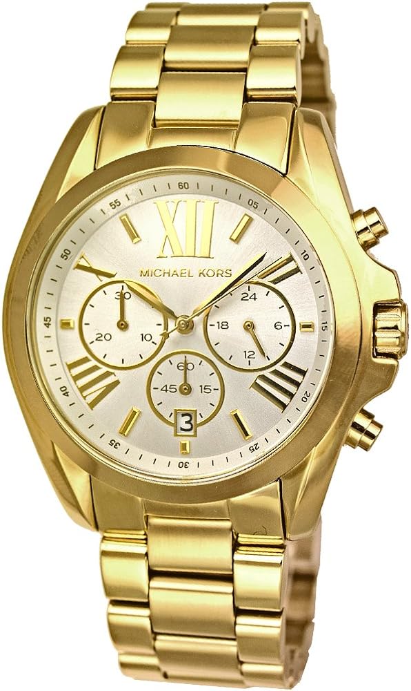 Shop Authentic Michael Kors Bradshaw Chronograph White Dial Gold Steel Strap Watch For Women - MK6266 - Luxxuri