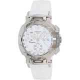  Shop Authentic Tissot T Race Lady Chronograph White Dial White Rubber Strap Watch for Women - T048.217.17.017.00 - Luxxuri