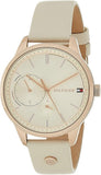  Shop Authentic Tommy Hilfiger Brooke Quartz White Dial Cream Leather Strap Watch for Women  - 1782022 - Luxxuri