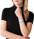  Shop Authentic Michael Kors Lexington Chronograph White Dial Silver Steel Strap Watch For Women - MK7243 - Luxxuri