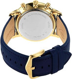  Shop Authentic Fossil Neutra Chronograph Blue Dial Blue Leather Strap Watch for Men - FS5790 - Luxxuri