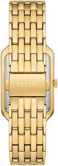 Fossil Raquel Three Hand Date Green Dial Gold Steel Strap Watch For Women - ES5341