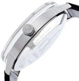  Shop Authentic Calvin Klein Minimal Black Dial Black Leather Strap Watch for Men - K7621107 - Luxxuri