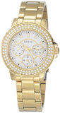  Shop Authentic Guess Crown Jewel Diamonds White Dial Gold Steel Strap Watch for Women - GW0410L2 - Luxxuri