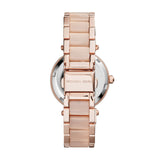  Shop Authentic Michael Kors Parker Pink Dial Two Tone Steel Strap Watch for Women - MK6110 - Luxxuri