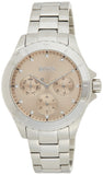  Shop Authentic Hugo Boss Premiere Rose Gold Dial Silver Steel Strap Watch for Women - 1502444 - Luxxuri