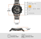  Shop Authentic Emporio Armani Analog Chronograph Black Dial Black Steel Strap Watch For Men - AR11531 - Luxxuri