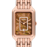  Shop Authentic Fossil Raquel Three Hand Date Brown Dial Rose Gold Steel Strap Watch For Women - ES5323 - Luxxuri