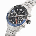  Shop Authentic Tag Heuer Carrera Chronograph Blue Dial Silver Steel Strap Watch for Men - CBG2A1Z.BA0658 - Luxxuri