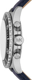 Shop Authentic Michael Kors Everest Chronograph Black Dial Blue Leather Strap Watch For Men - MK9091 - Luxxuri