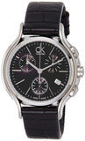  Shop Authentic Calvin Klein Skirt Chronograph Black Dial Black Leather Strap Watch for Men - K2U291C1 - Luxxuri