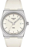  Shop Authentic Tissot PRX 40 White Dial White Rubber Strap Watch For Men -  T137.410.17.011.00 - Luxxuri