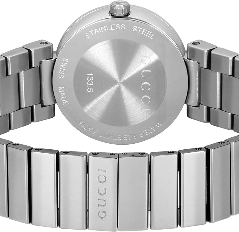  Shop Authentic Gucci Interlocking G Brown Dial Silver Steel Strap Watch For Women - YA133506 - Luxxuri