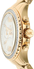  Shop Authentic Michael Kors Everest Chronograph Gold Dial Gold Steel Strap Watch For Women - MK7210 - Luxxuri