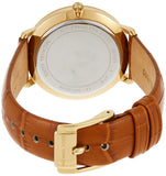  Shop Authentic Michael Kors Jaryn Quartz Gold Dial Brown Leather Strap Watch For Women - MK2496 - Luxxuri