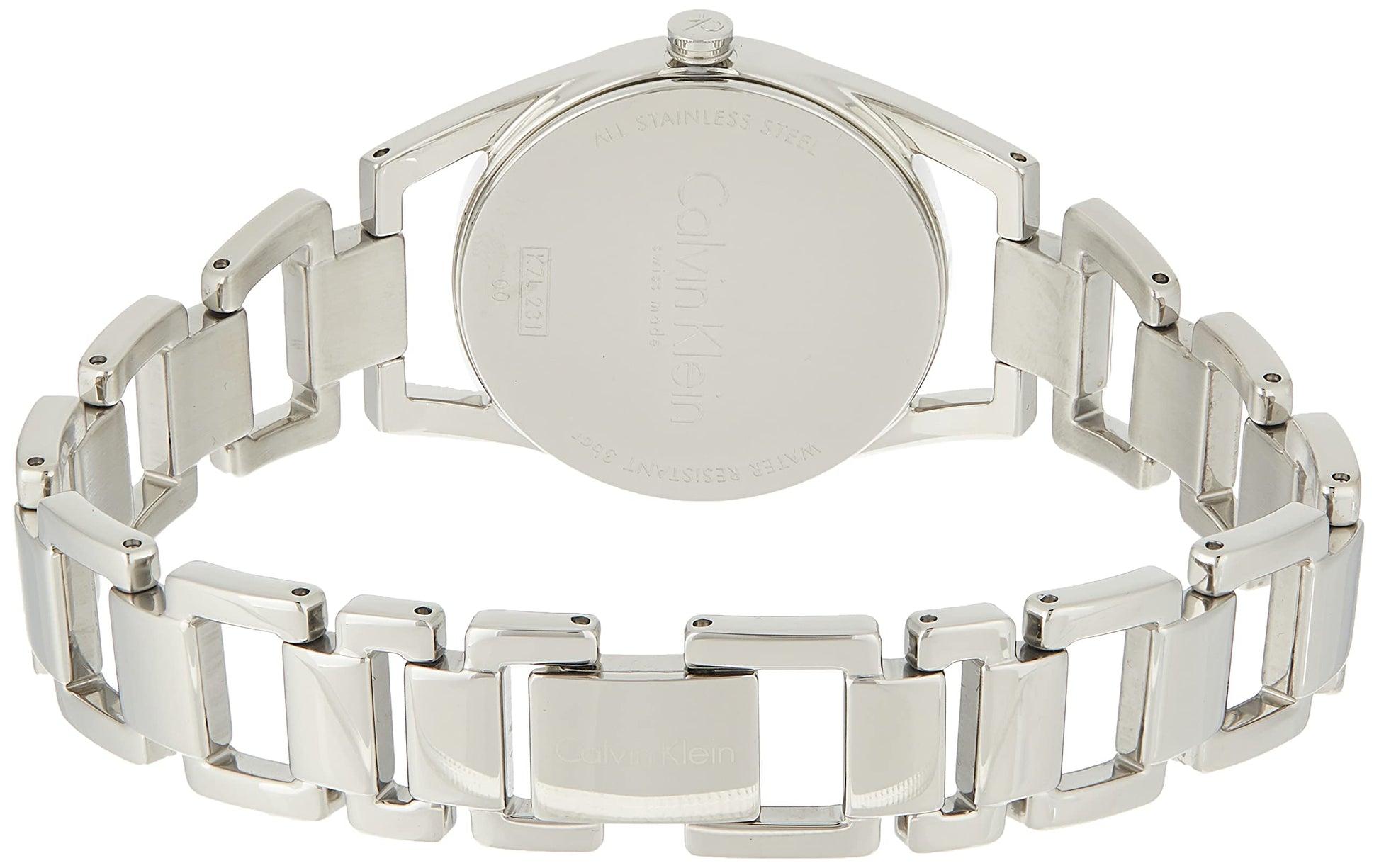  Shop Authentic Calvin Klein Dainty Silver Dial Silver Steel Strap Watch for Women - K7L23146 - Luxxuri