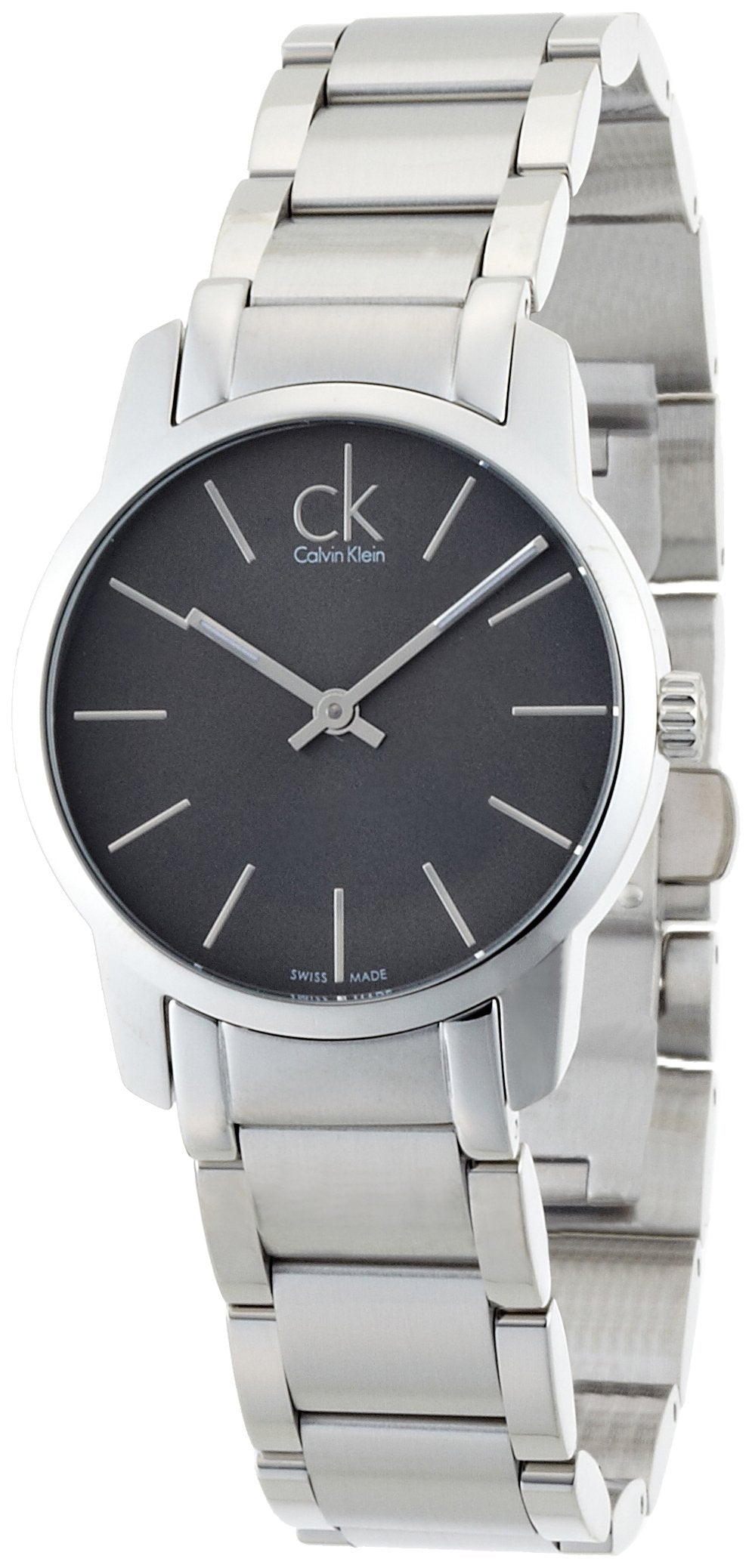  Shop Authentic Calvin Klein City Grey Dial Silver Steel Strap Watch for Women - K2G23161 - Luxxuri