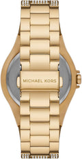  Shop Authentic Michael Kors Lennox Three Hand Crystals White Dial Gold Steel Strap Watch For Women - MK6991 - Luxxuri