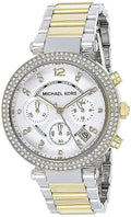  Shop Authentic Michael Kors Parker White Dial Two Tone Steel Strap Watch for Women - MK5626 - Luxxuri