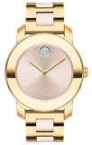  Shop Authentic Movado Bold Beige Dial Two Tone Steel Strap Watch For Women - 3600640 - Luxxuri