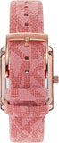  Shop Authentic Michael Kors Emery Quartz Diamonds Red Dial Pink Leather Strap Watch For Women - MK2966 - Luxxuri