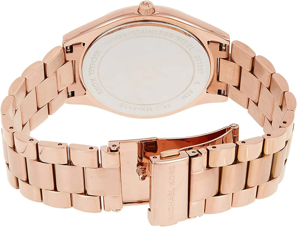  Shop Authentic Michael Kors Argyle Quartz Rose Gold Dial Rose Gold Steel Strap Watch For Women - MK3156 - Luxxuri