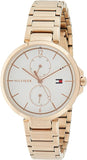  Shop Authentic Tommy Hilfiger Angela Quartz White Dial Rose Gold Steel Strap Watch for Women - 1782124 - Luxxuri