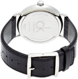  Shop Authentic Calvin Klein Surround Black Dial Black Leather Strap Watch for Men - K3W211C1 - Luxxuri