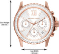  Shop Authentic Michael Kors Everest Chronograph Silver Dial Rose Gold Steel Strap Watch For Women - MK7213 - Luxxuri