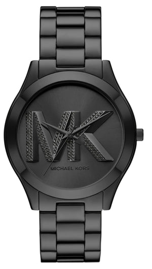  Shop Authentic Michael Kors Slim Runway Analog Black Dial Black Steel Strap Watch For Women - MK4734 - Luxxuri