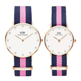  Shop Authentic Daniel Wellington Classy Winchester White Dial Two Tone NATO Strap Watch For Women - DW00100077 - Luxxuri