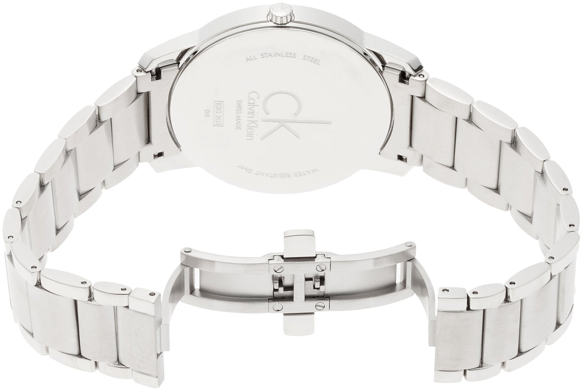  Shop Authentic Calvin Klein City Quartz White Dial Silver Steel Strap Watch for Men - K2G2G1Z6 - Luxxuri