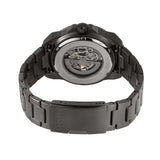  Shop Authentic Fossil Bronson Automatic Skeleton Black Dial Grey Steel Strap Watch for Men - ME3218 - Luxxuri