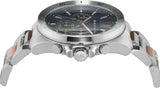  Shop Authentic Michael Kors Brecken Chronograph Blue Dial Two Tone Steel Strap Watch For Men - MK9065 - Luxxuri